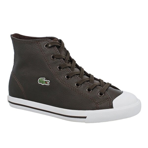 Damskie trampki LACOSTE L27 MID HHI 728spw1132db2 kolor brązowy