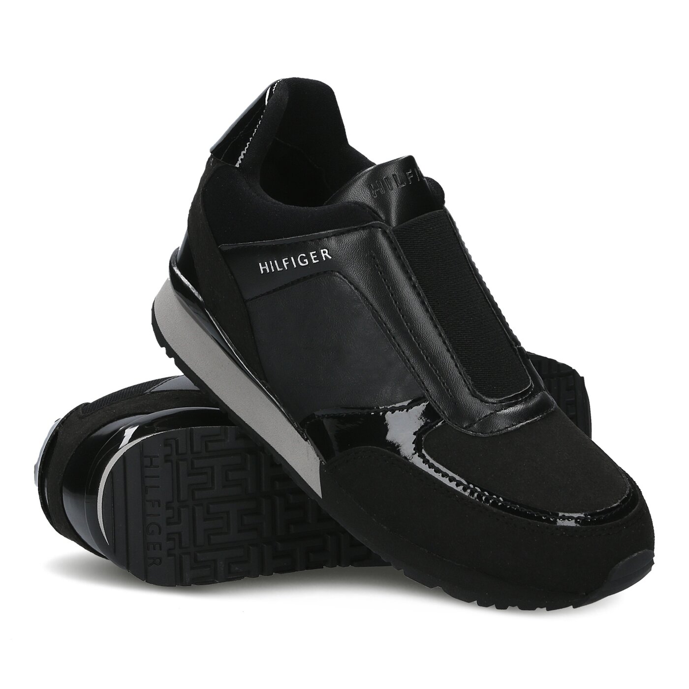 Damskie sneakersy (buty) TOMMY HILFIGER S1285ADY 12C fw56821996990 kolor czarny