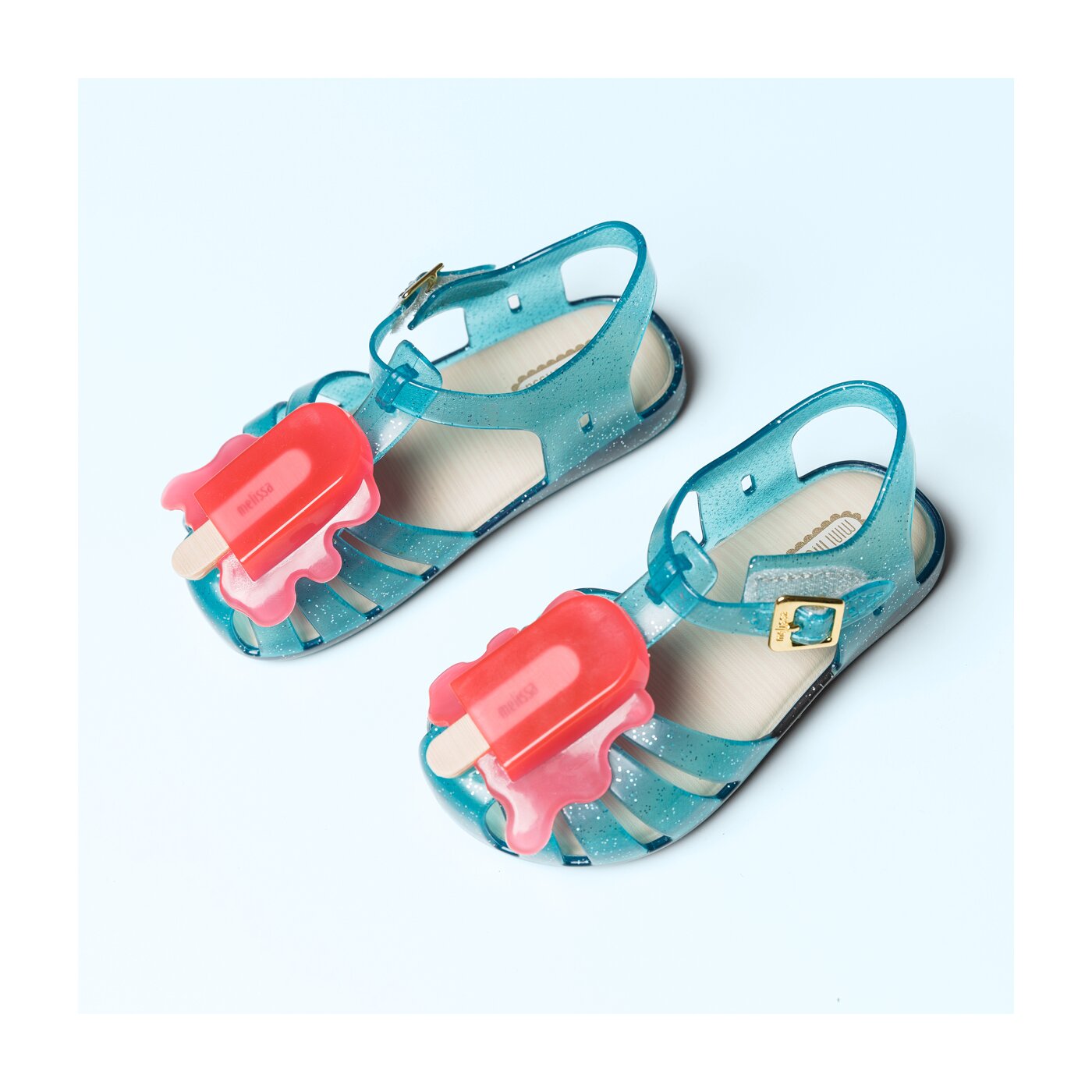 Dziecięce sandały / klapki MELISSA MINI ARANHA VIII BB 3170452693 kolor niebieski