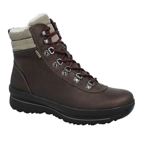 Damskie botki / sztyblety ECCO HILL 24306356915 kolor brązowy