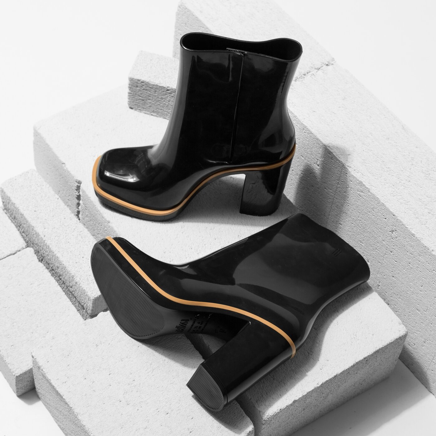 Damskie kalosze (buty gumowe) MELISSA CLASSIC BOOT AD 3199451496 kolor czarny