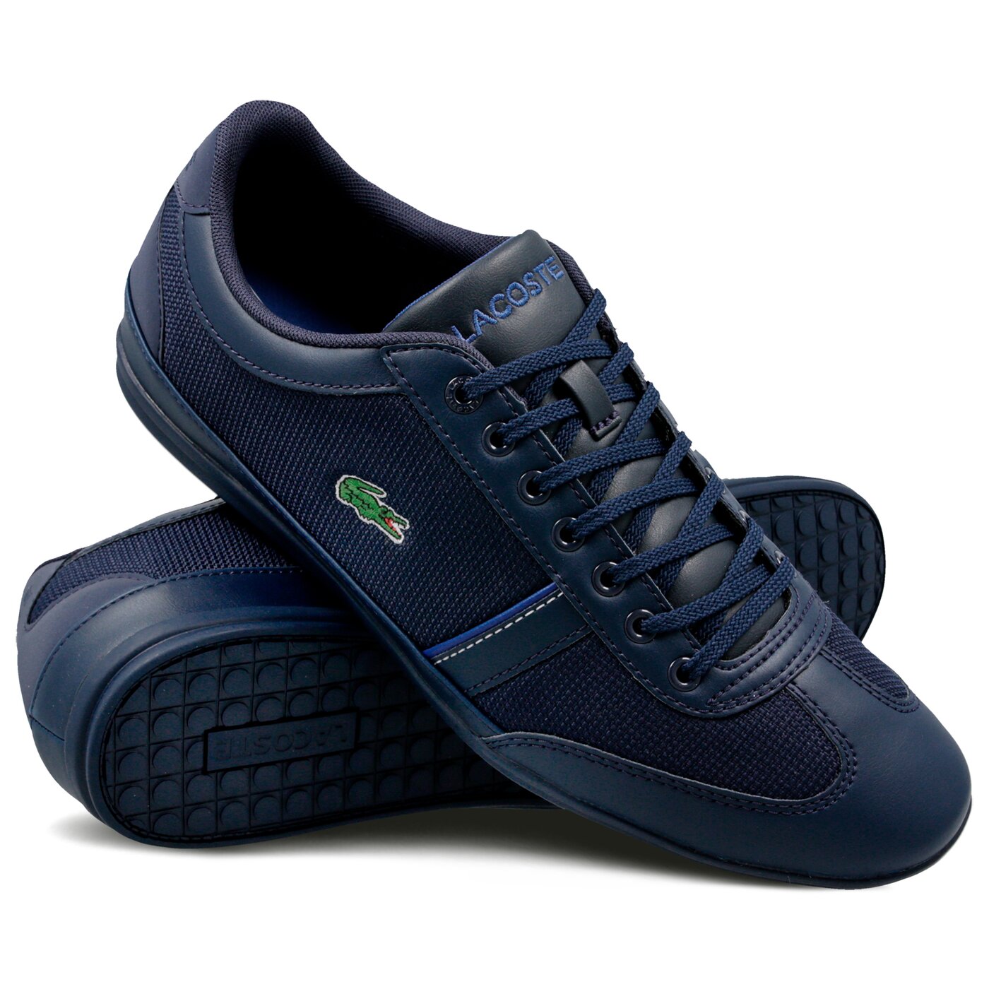 Męskie sneakersy (buty) LACOSTE MISANO SPORT 318 1 736cam0057nd1 kolor granatowy