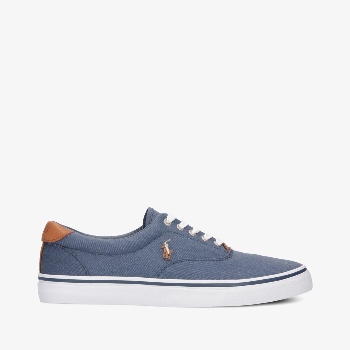 Męskie trampki POLO RL THORTON NE SNEAKERS VULC NEWPORT NAVY WASHED TWILL 816747519002 kolor granatowy
