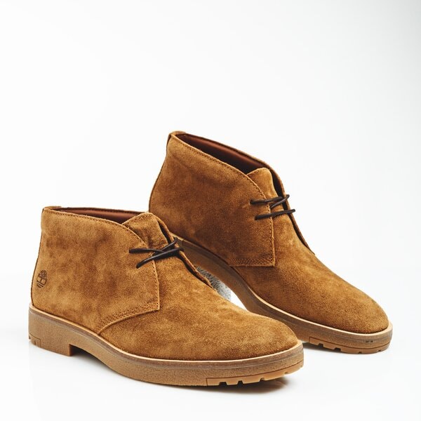 Męskie buty za kostkę TIMBERLAND FOLK GENTLEMAN CHUKKA tb0a23uwf131 kolor brązowy