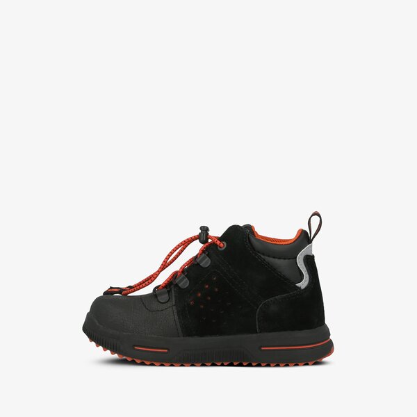 Dziecięce buty outdoor / trekkingowe TIMBERLAND CITY STOMPER MID WP tb0a22pm0151 kolor czarny