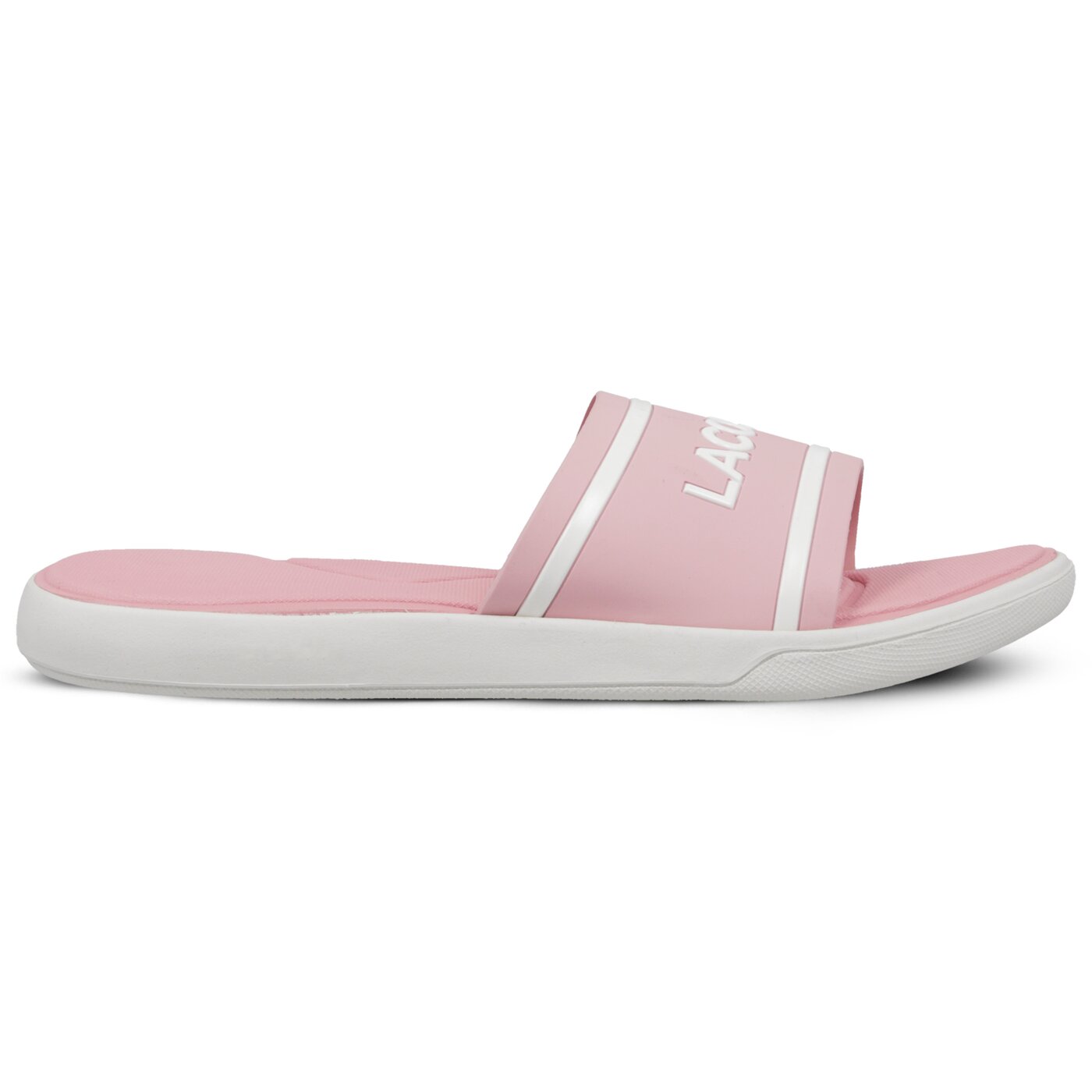 Damskie klapki LACOSTE L.30 SLIDE 219 1 CFA 737cfa00212e5 kolor różowy