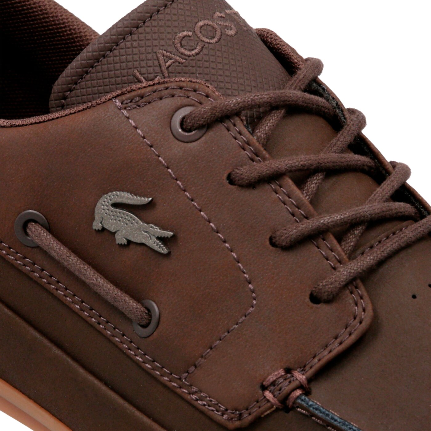 Męskie sneakersy (buty) LACOSTE MARINA 119 4 CMA 737cma0054031 kolor brązowy