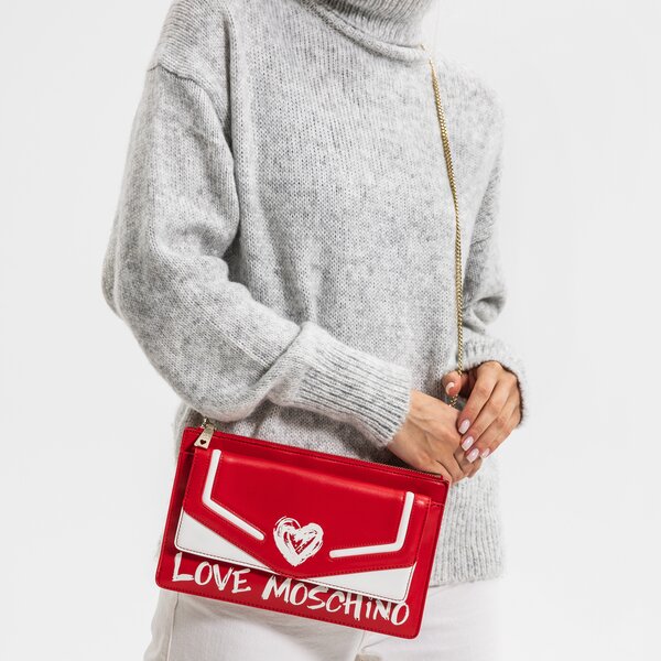 Damska torebka LOVE MOSCHINO TOREBKA SHOULDER BAG jc4260pp0dke150a kolor czerwony