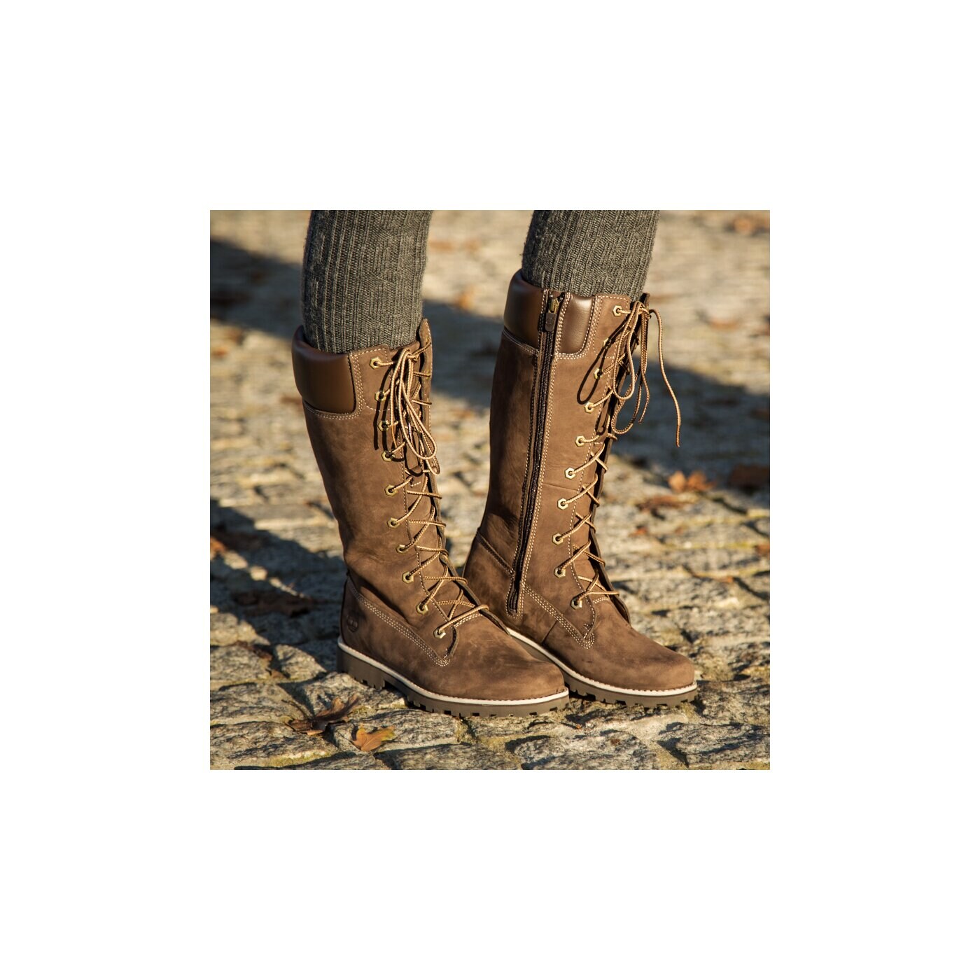 TIMBERLAND CLASSIC TALL LACE 83982 kolor brązowy