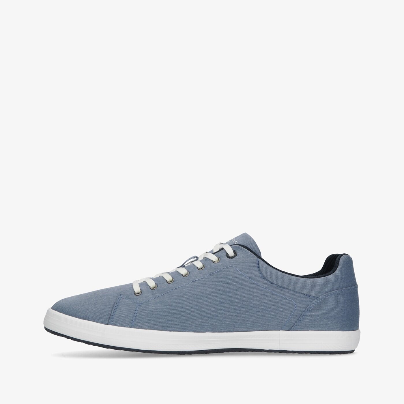 Męskie trampki TOMMY HILFIGER ESSENTIAL CHAMBRAY VULC fm0fm03993c5f kolor niebieski