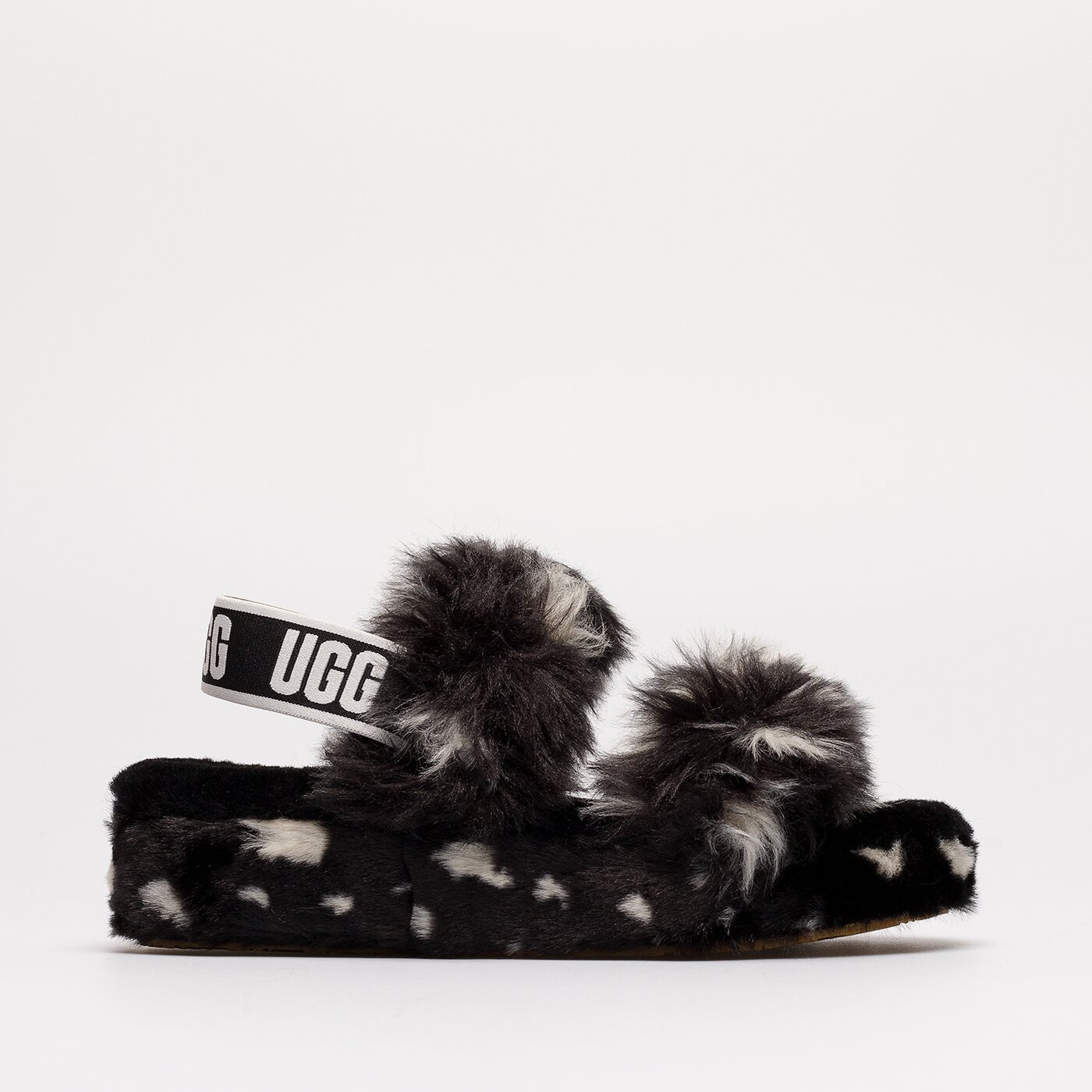 Damskie sandały UGG OH YEAH SPOTS 1118165-black kolor czarny