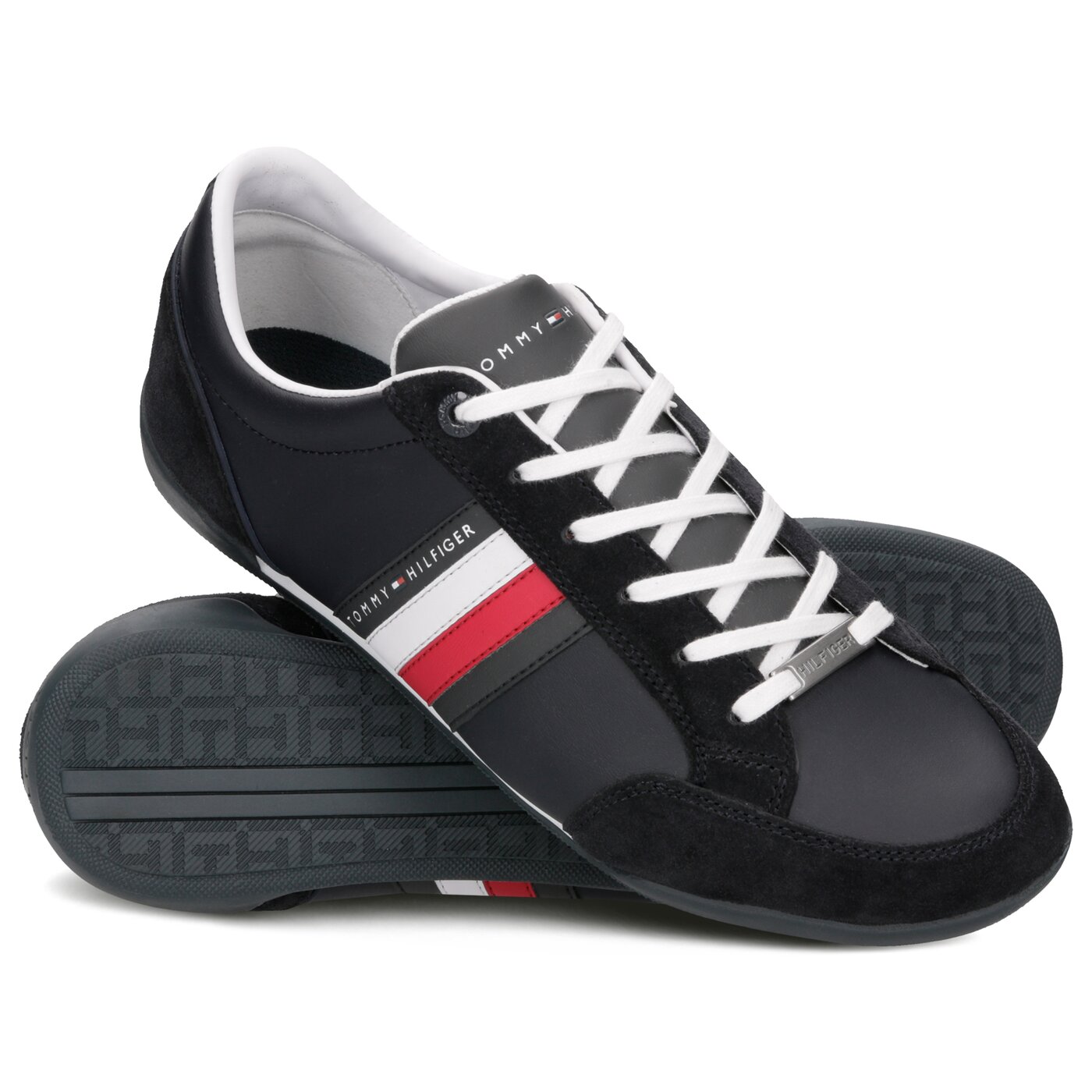 Męskie sneakersy (buty) TOMMY HILFIGER ROYAL 6C fm0fm02046403 kolor granatowy