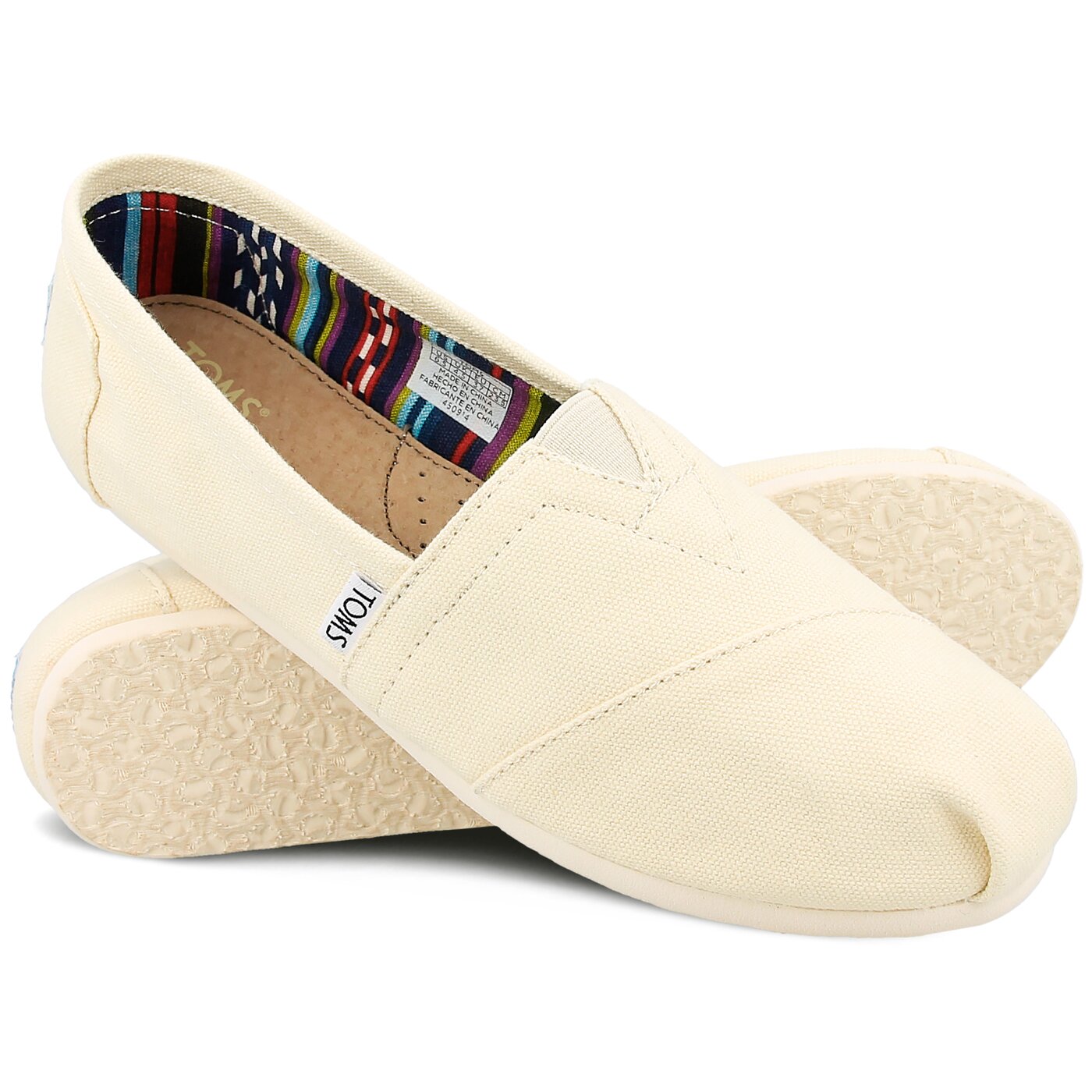 Damskie espadryle TOMS CLASSIC ALPARGATA NL 10000872 kolor beżowy
