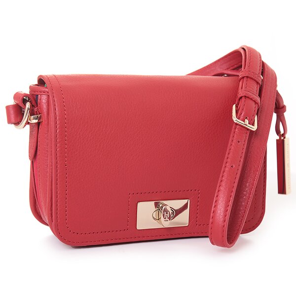 TOMMY HILFIGER TORBA FLORENCE FLAP CROSSOVER bw56924781615 kolor czerwony