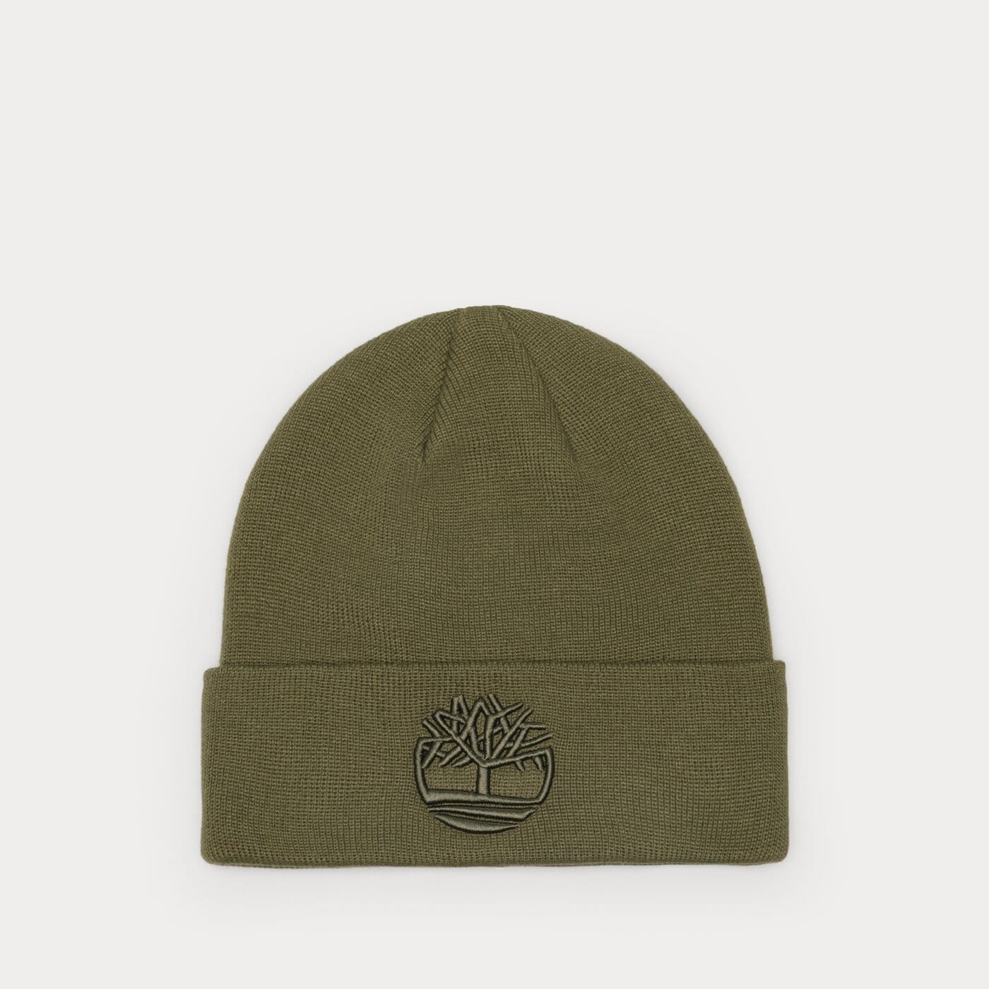 Damska czapka zimowa TIMBERLAND CZAPKA TONAL 3D EMBROIDERY BEANIE EMBROIDERY tb0a2pjra581 kolor zielony