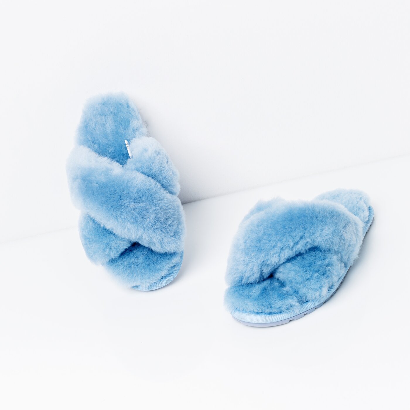 Damskie klapki EMU AUSTRALIA MAYBERRY w11573babyblue kolor niebieski