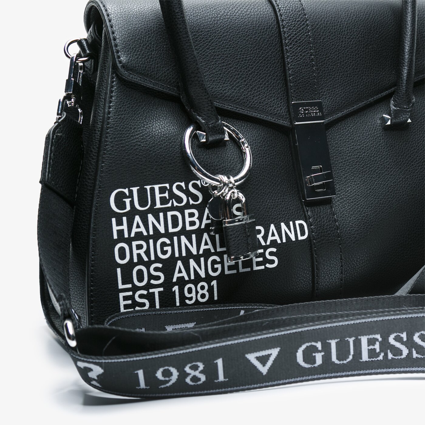 Damska torebka GUESS TOREBKA ASHER FLAP SATCHEL hwvy7477070bla kolor czarny