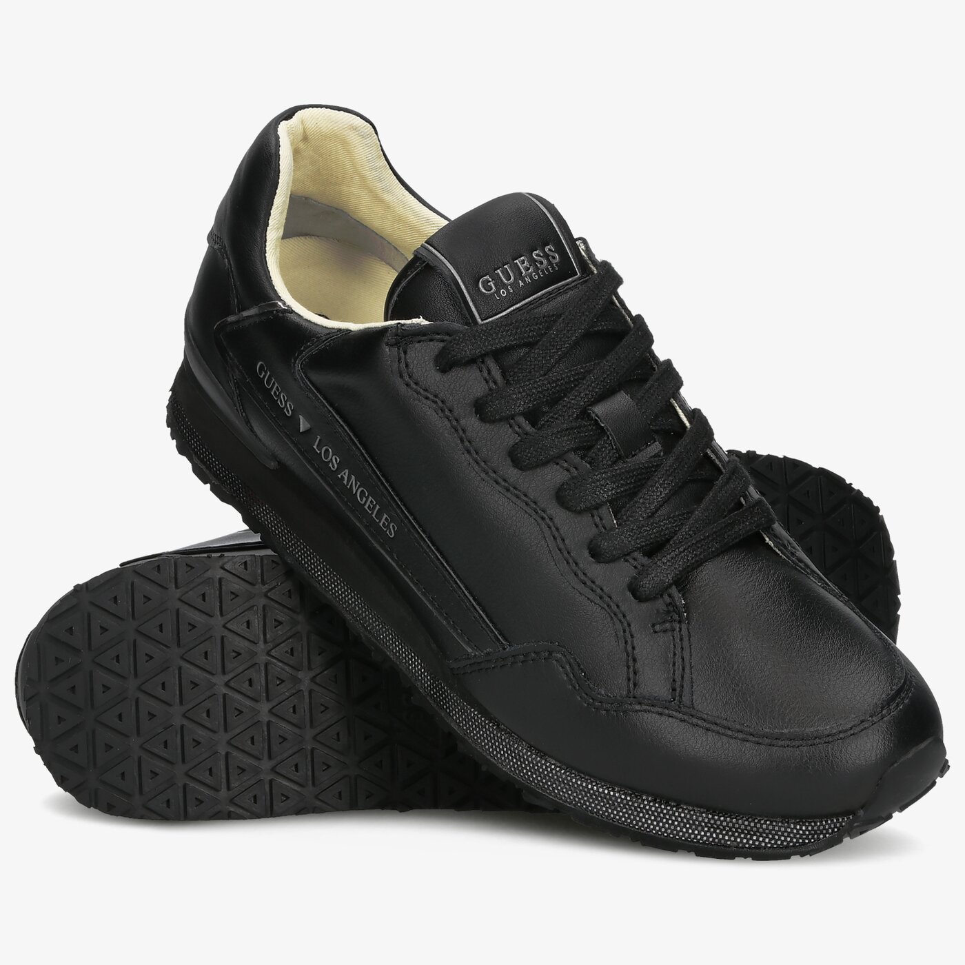 Męskie sneakersy (buty) GUESS GENOVA fm6genlea12black kolor czarny