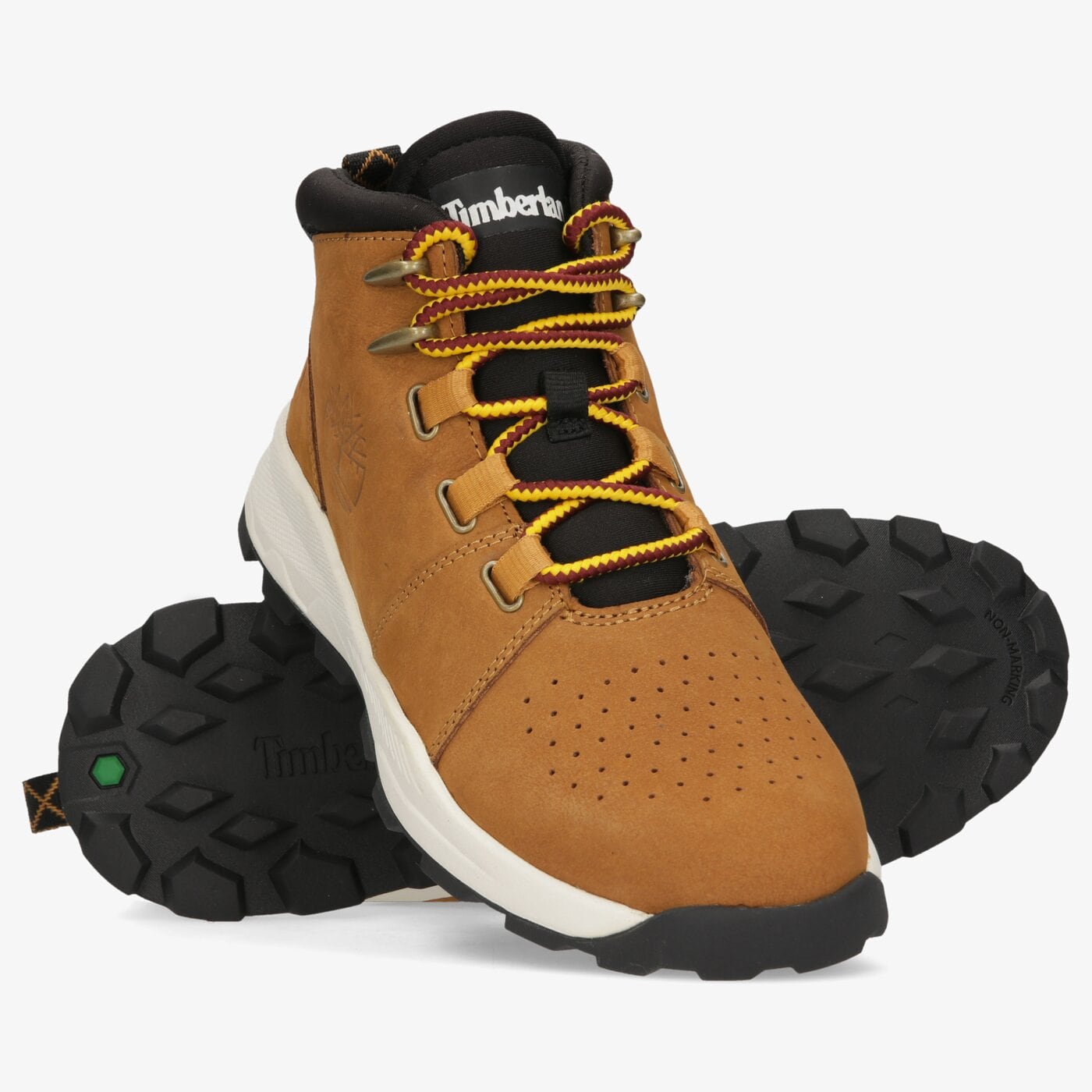 Dziecięce buty outdoor / trekkingowe TIMBERLAND BROOKLYN CITY MID tb0a29332281 kolor żółty