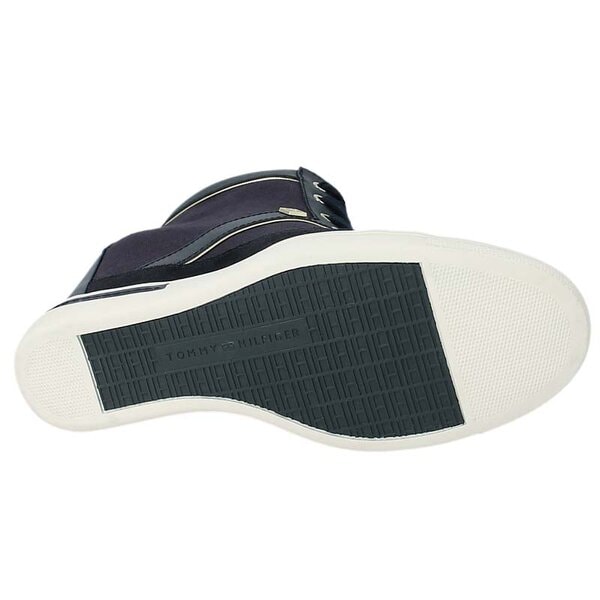 Damskie buty za kostkę TOMMY HILFIGER S1285EBILLE 10D fw56820807403 kolor granatowy