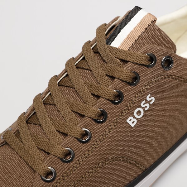 Męskie trampki HUGO BOSS AIDEN TENN CV 50470866280 kolor brązowy