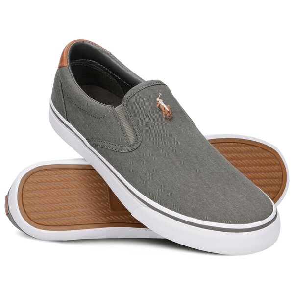 Męskie trampki POLO RL THOMPSON NE SNEAKERS VULC BLACK WASHED TWILL 816747516001 kolor czarny