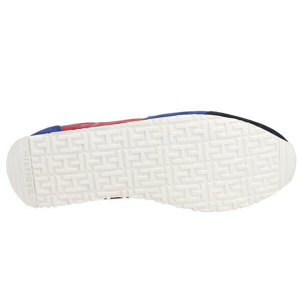 Męskie sneakersy (buty) TOMMY HILFIGER S2385PRINT 1C em56820720479 kolor czerwony