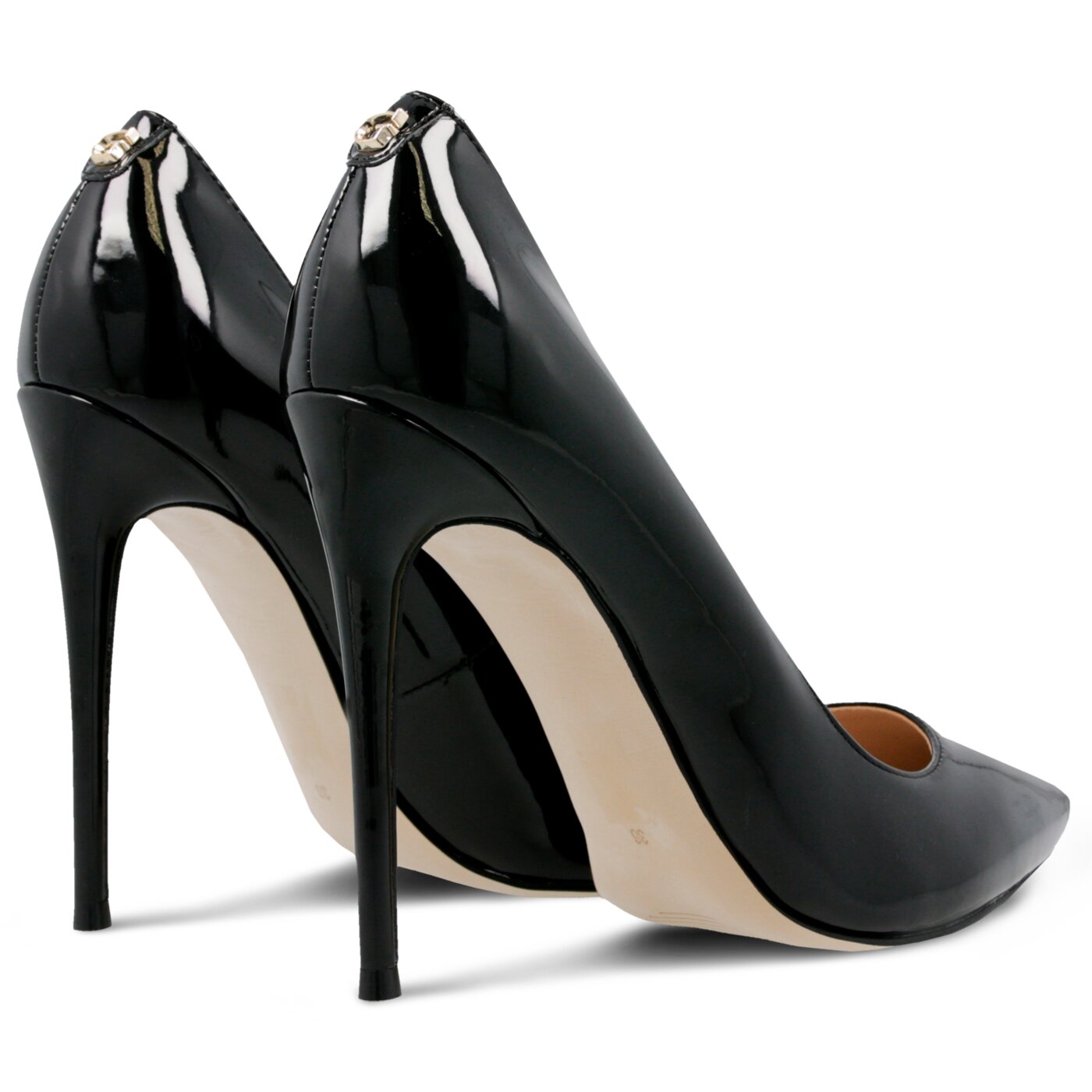 Damskie szpilki / czółenka GUESS FELYX2 fl6flypaf08black kolor czarny