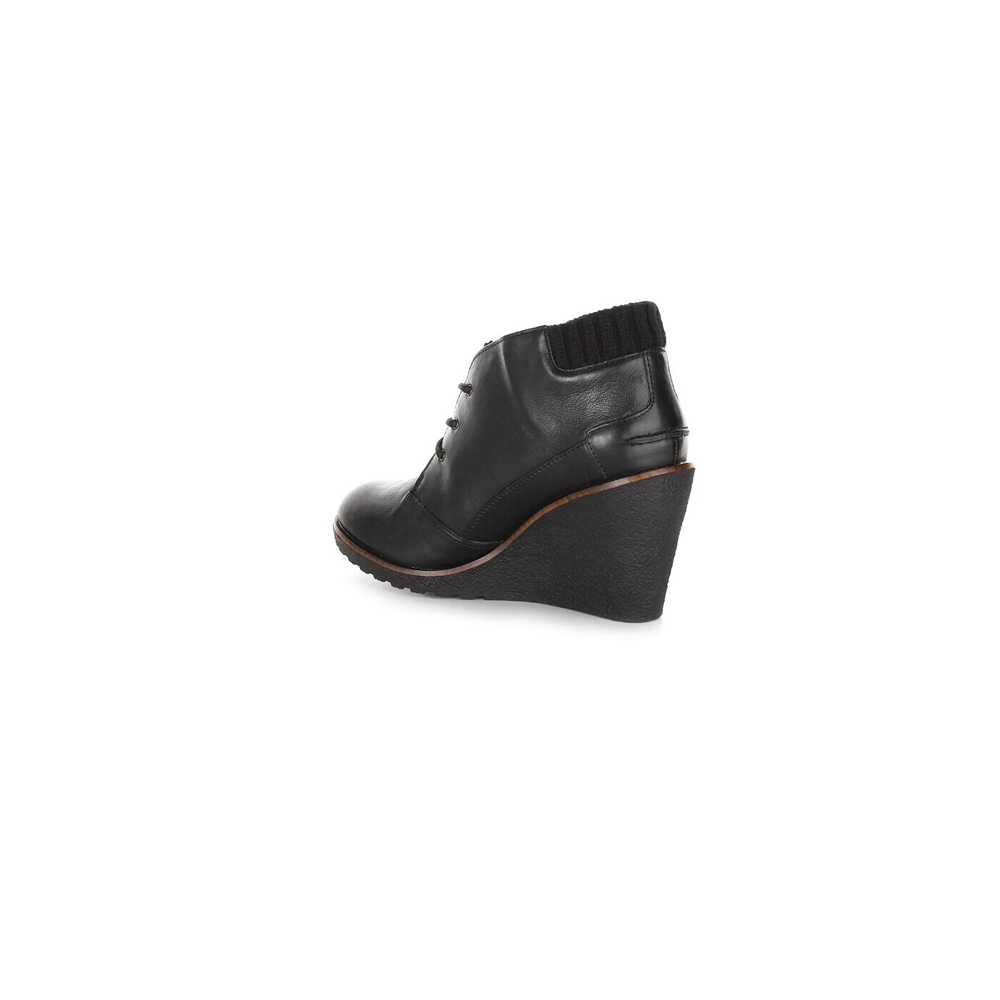 Damskie buty za kostkę LACOSTE LEREN 2 724srw3342024 kolor czarny