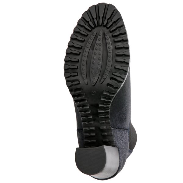 Damskie botki / sztyblety TOMMY HILFIGER METALLIC HEELED CHELSEA BOOT en0en00250403 kolor granatowy