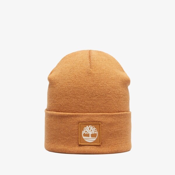 Damska czapka zimowa TIMBERLAND CZAPKA TONAL PATCH BEANIE tb0a65ja2311 kolor żółty