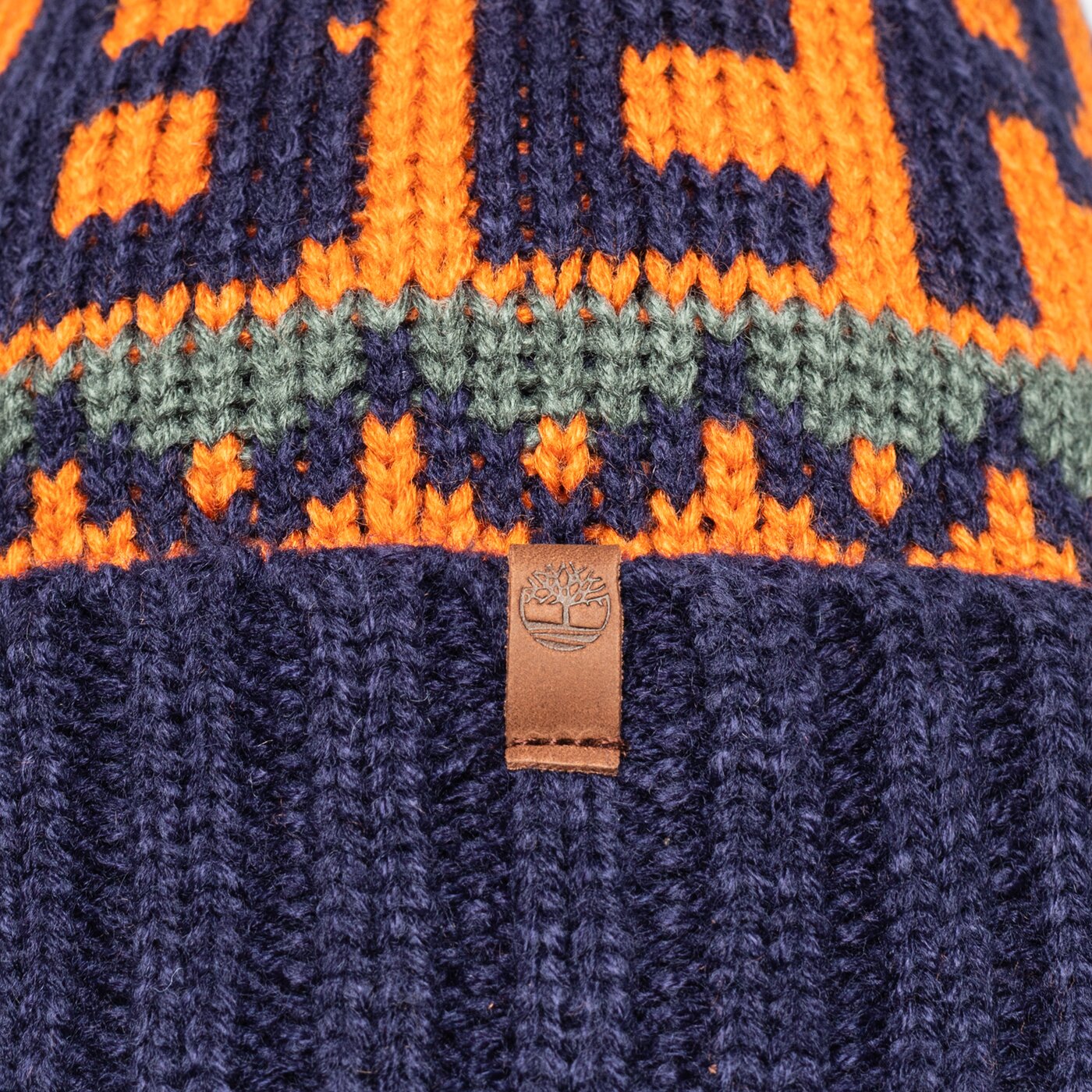 Damska czapka zimowa TIMBERLAND CZAPKA KNIT IN CUFFED BEANIE tb0a1eh26431 kolor multicolor