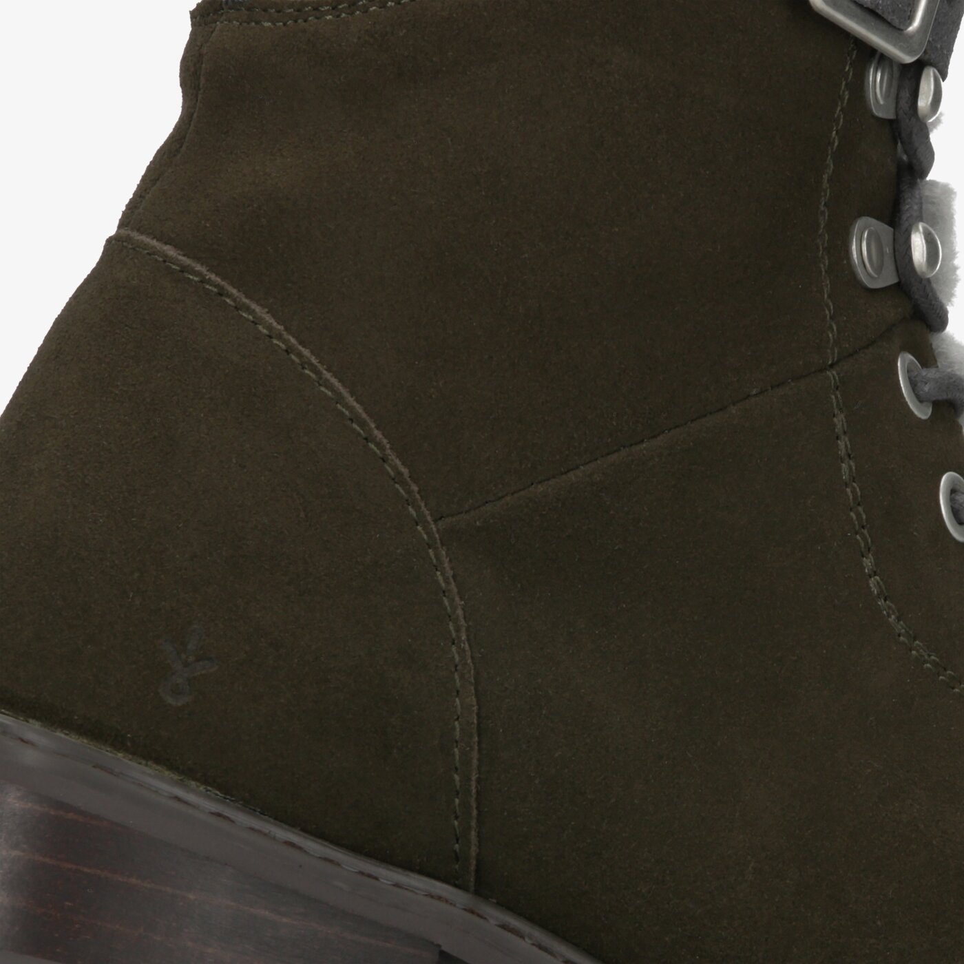 Damskie botki / sztyblety EMU AUSTRALIA WALDRON w12049darkolive kolor khaki