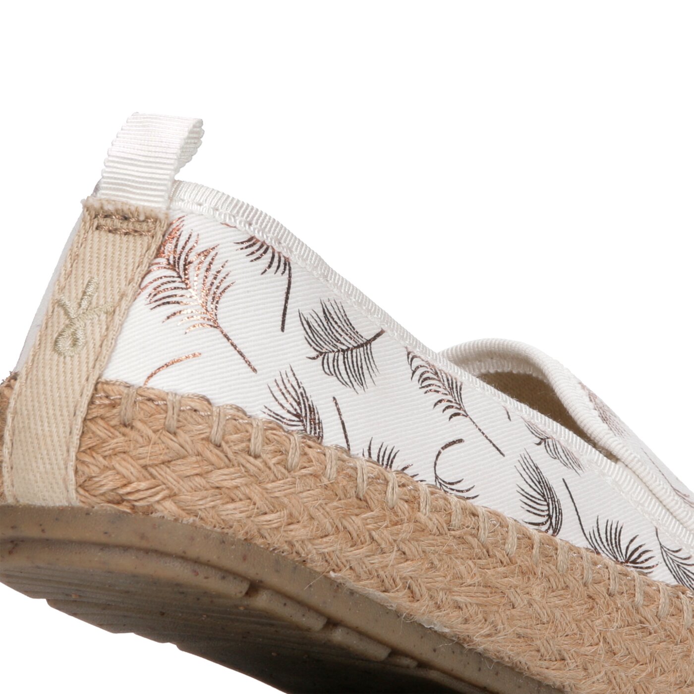 Damskie espadryle EMU GUM w11385whitefoilprint kolor biały