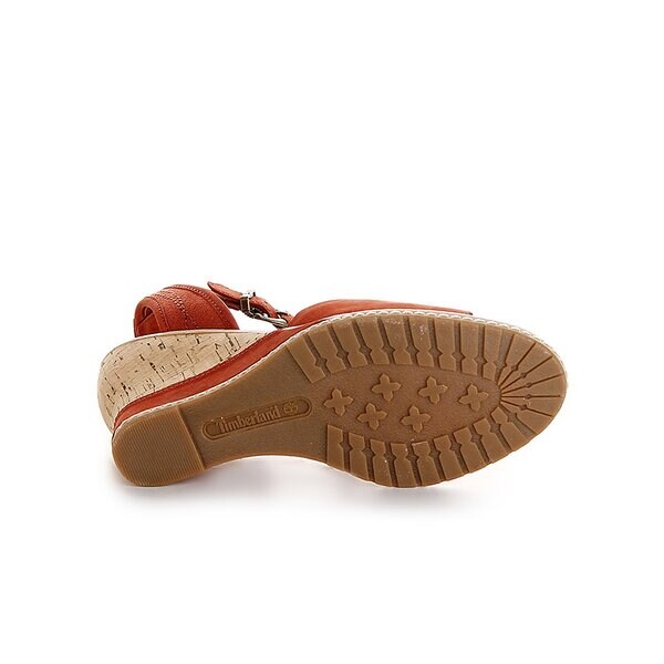 Damskie sandały TIMBERLAND EK MAESLIN ANKLE STRAP SANDAL 8042r kolor czerwony