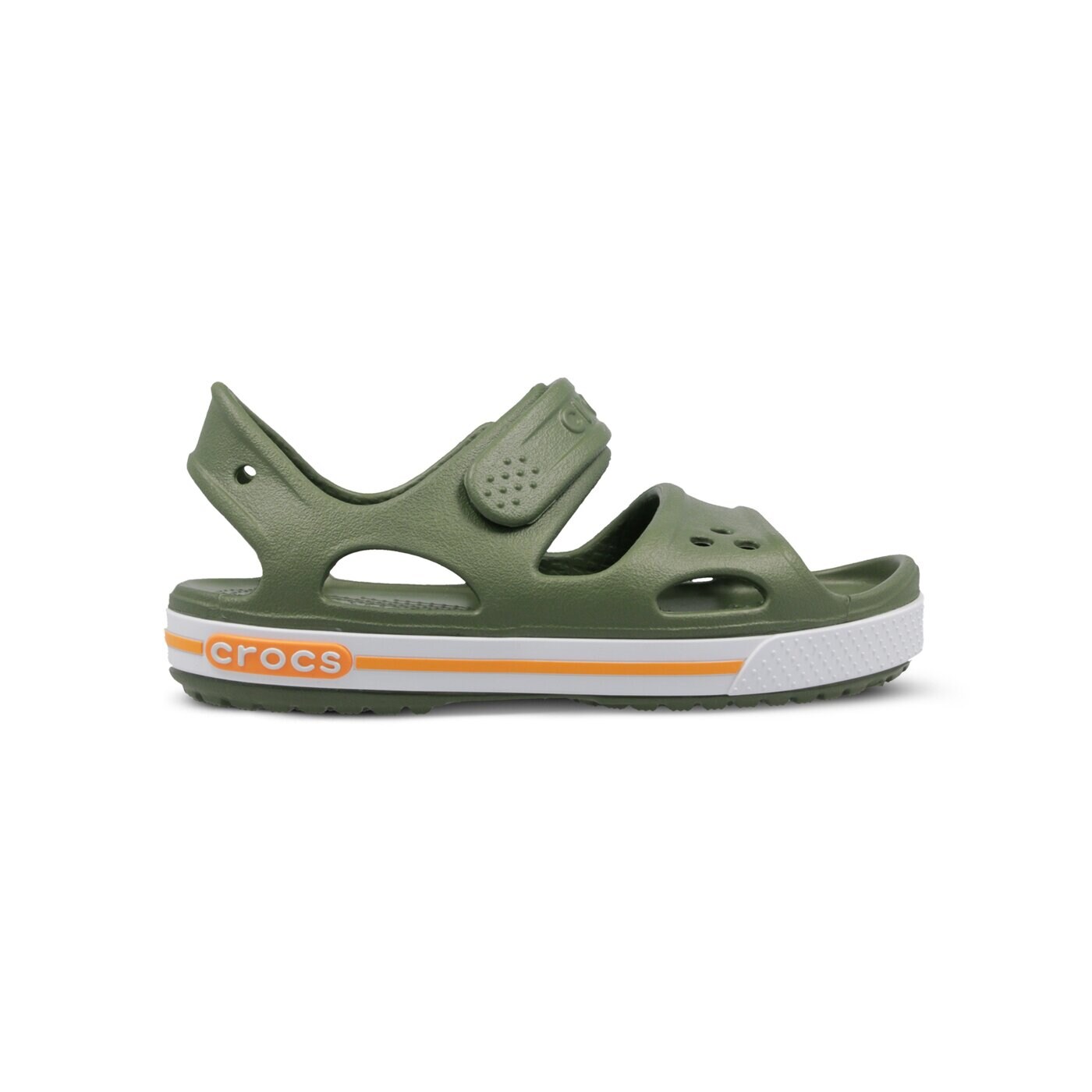 Dziecięce sandały / klapki CROCS CROCBAND II SANDAL PS 14854309k kolor khaki