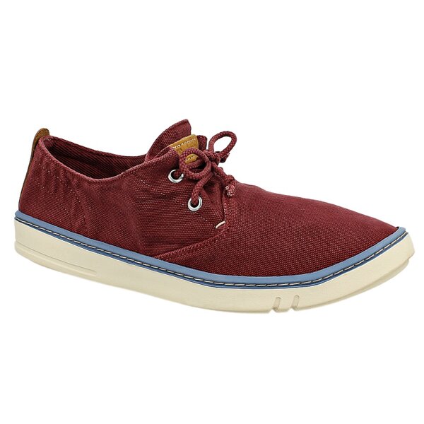 Męskie trampki TIMBERLAND EK HANDCRAFTED FABRIC OXFORD  5311a kolor bordowy