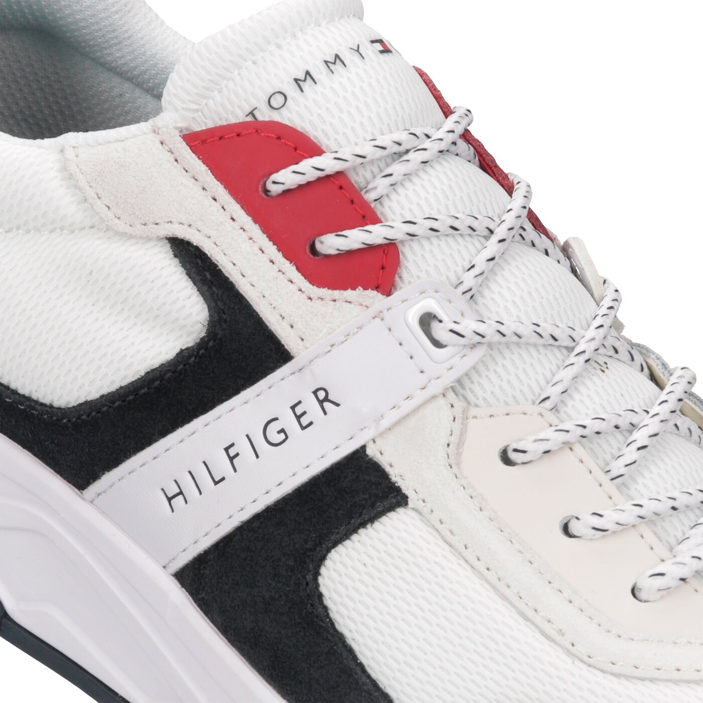 Męskie sneakersy (buty) TOMMY HILFIGER CARLO 1C3 fm0fm02027020 kolor biały