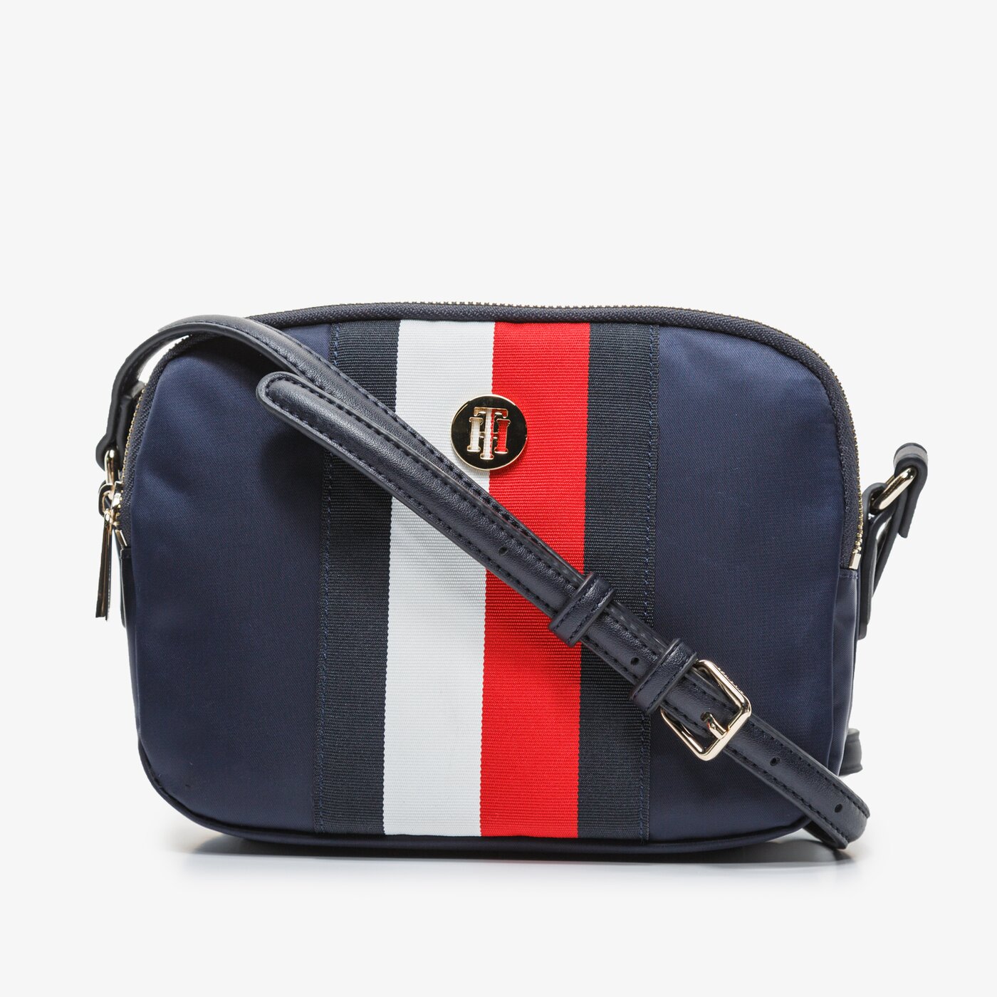 Damska torebka TOMMY HILFIGER TOREBKA POPPY CROSSOVER CORP aw0aw079590gy kolor multicolor