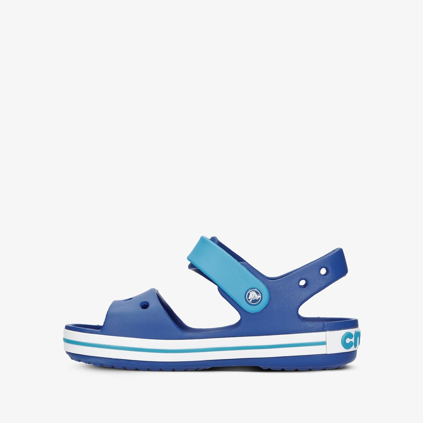 Dziecięce sandały / klapki CROCS CROCBAND SANDAL KIDS 128564bxk kolor granatowy