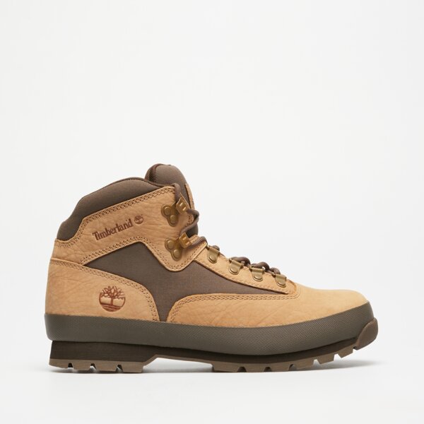 Męskie buty outdoor (trekkingowe) TIMBERLAND EURO HIKER MID LACE BOOT tb0a2p27afh1 kolor beżowy