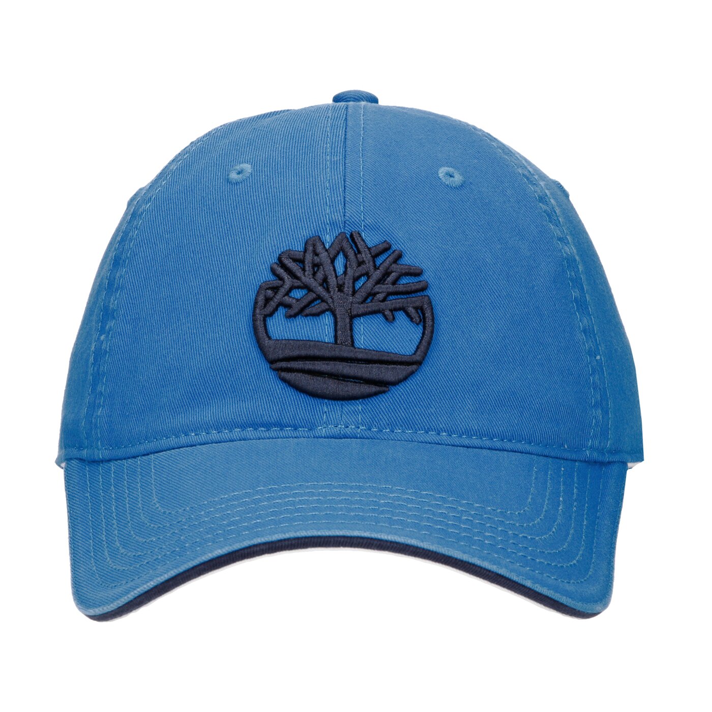 Damska czapka z daszkiem TIMBERLAND CZAPKA COTTON TWILL CAP tb0a1eoof421 kolor niebieski