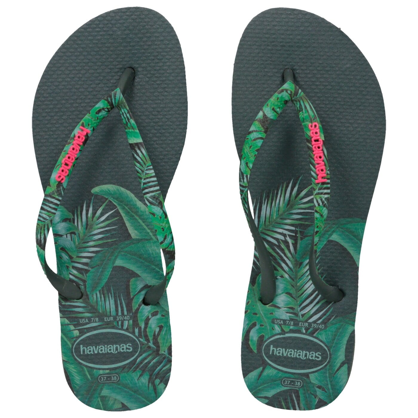 Damskie klapki HAVAIANAS HAV. SLIM SENSATION 41418524896 kolor zielony