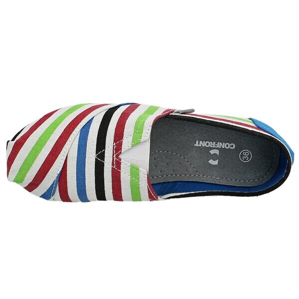 Damskie espadryle CONFRONT LOAFERS STRIPES cfw114005 kolor multicolor