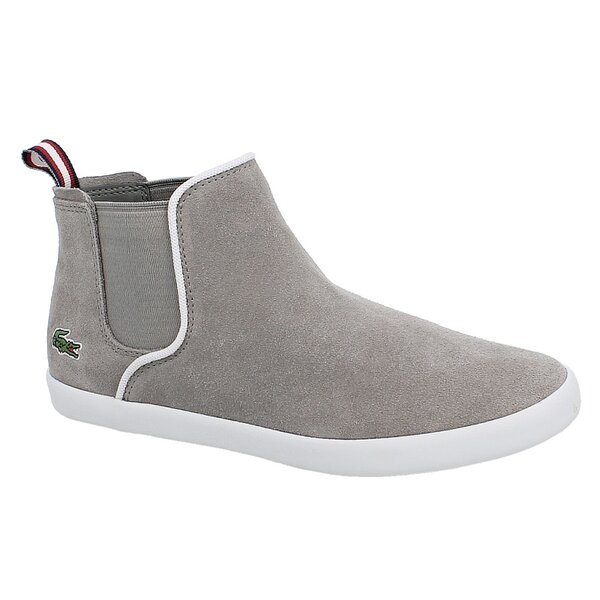 Damskie mokasyny i półbuty LACOSTE ZIANE CHELSEA CRT 728spw101712c kolor szary