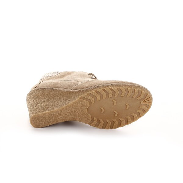 Damskie buty za kostkę LACOSTE LEREN 724srw3340158 kolor beżowy