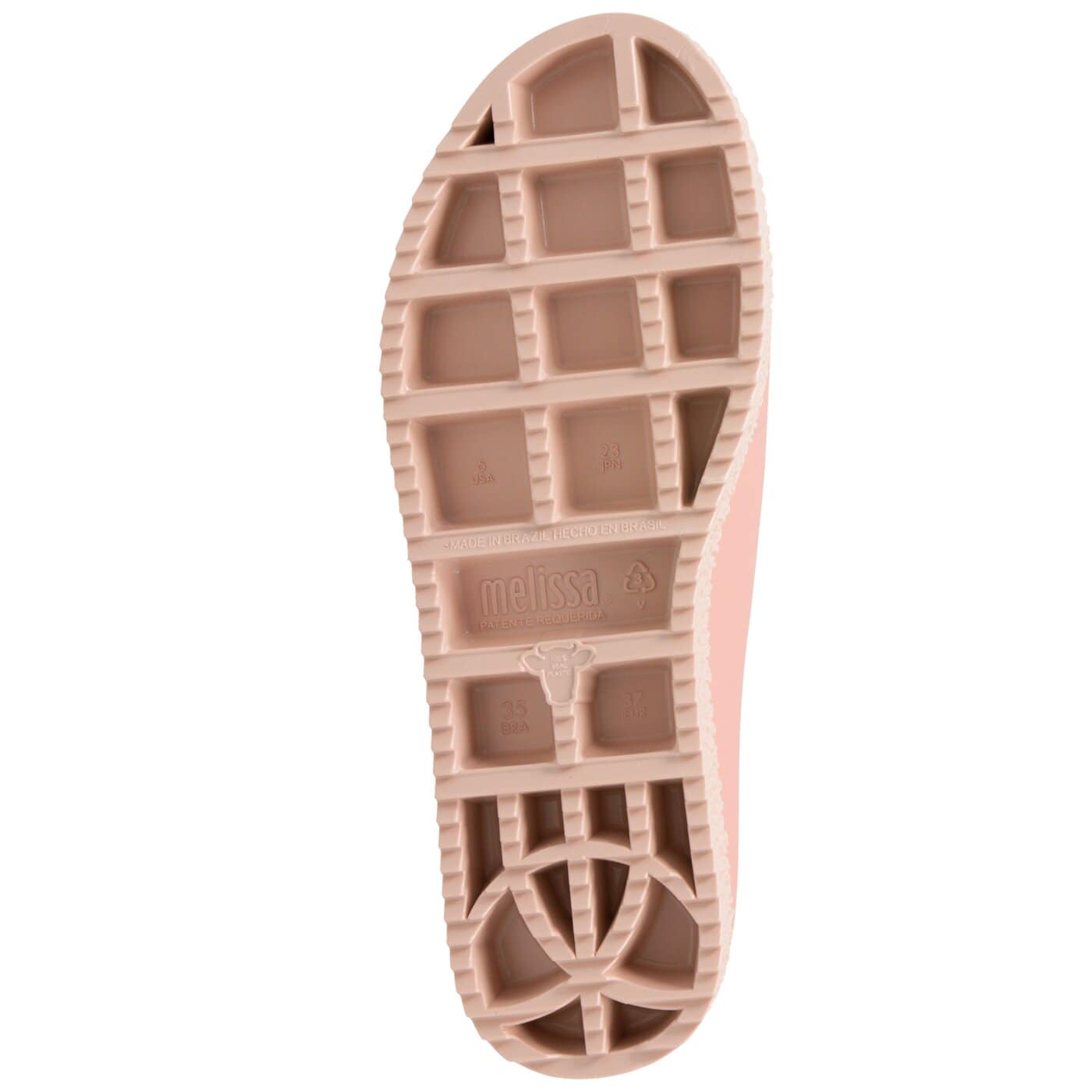 Damskie baleriny (buty) MELISSA PUZZLE AD. 3188252405 kolor różowy