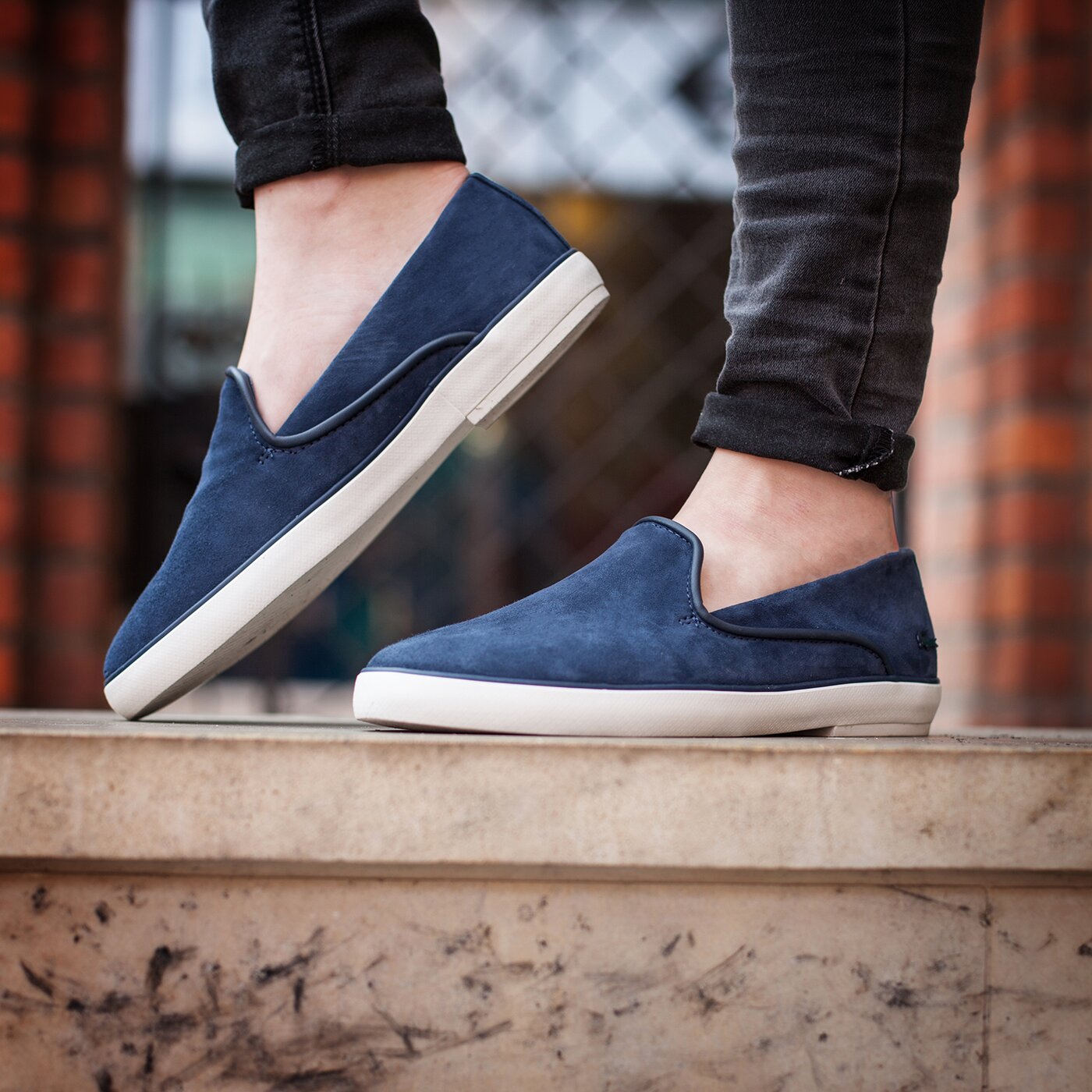 Damskie espadryle LACOSTE CHERRE 116 1 731caw0105003 kolor granatowy