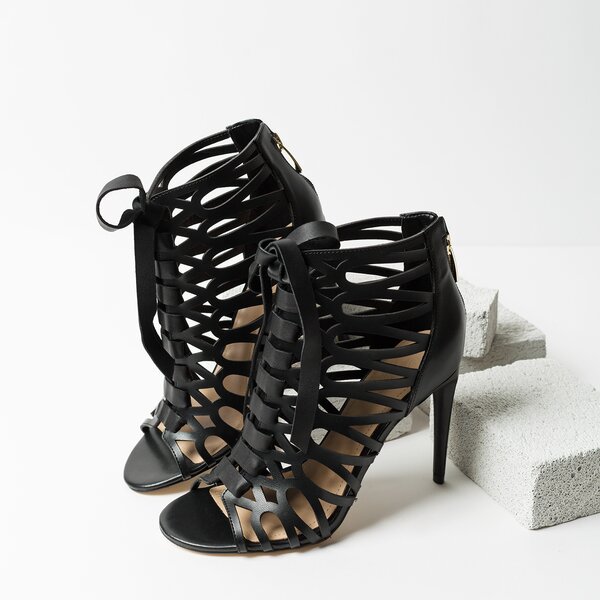 Damskie sandały GUESS ADYN flady1ele09black kolor czarny