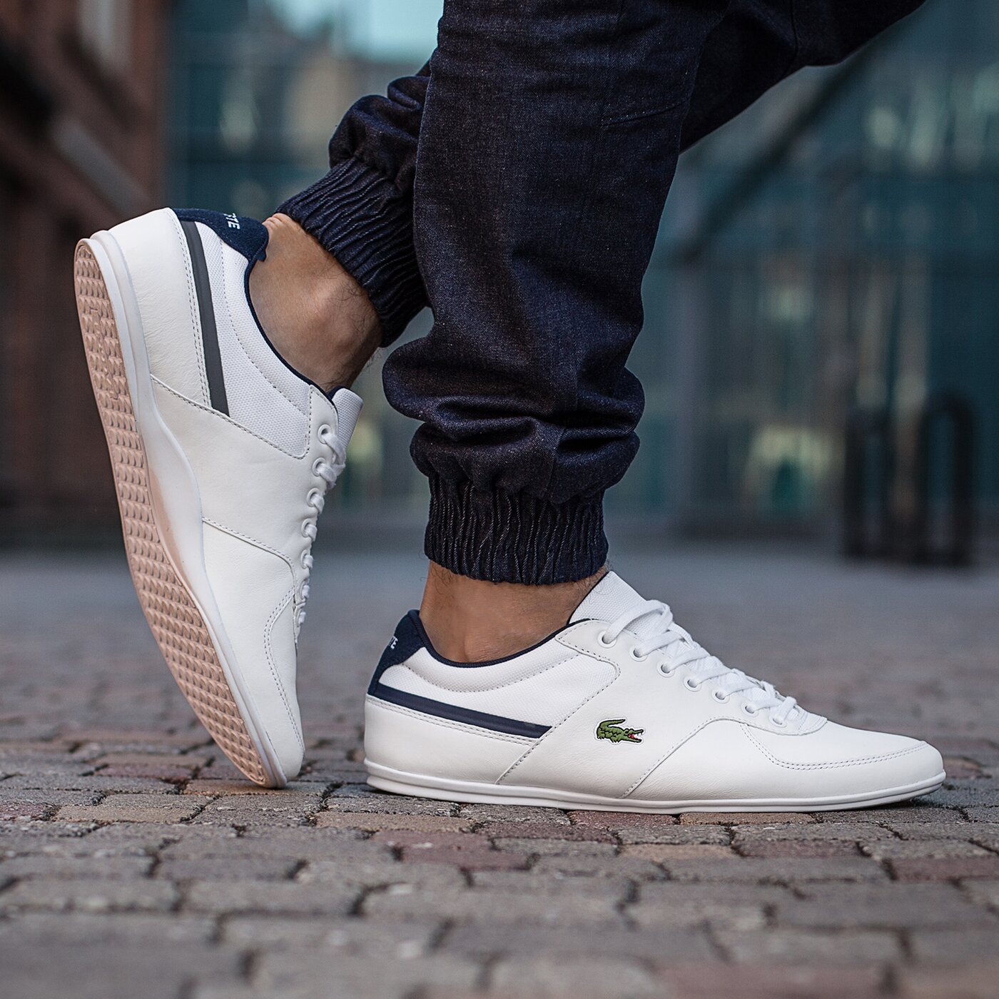 Męskie sneakersy (buty) LACOSTE TALOIRE SPORT 116 1 731spm0037001 kolor biały